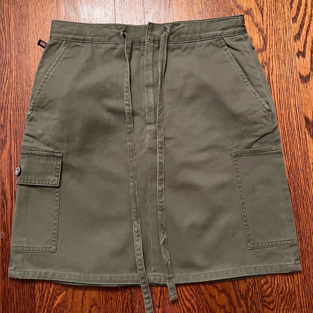 Polo Jeans Co. Ralph Lauren Army Green Mini Skirt Size Small